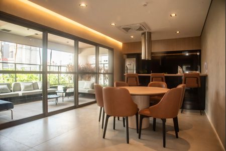 Apartamento à venda com 27m², 1 quarto e sem vagaÁrea comum - Salão de festas