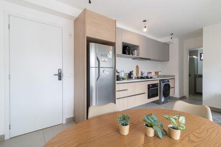 Sala de Jantar de apartamento para alugar com 1 quarto, 40m² em Indianópolis, São Paulo