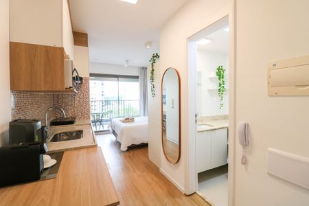 Studio de kitnet/studio para alugar com 1 quarto, 30m² em Indianópolis, São Paulo