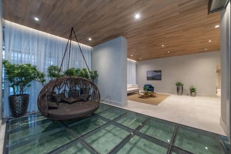 Studio à venda com 32m², 1 quarto e sem vagaHall Social