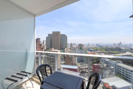 Studio para alugar com 23m², 1 quarto e 1 vaga Studio para alugar com 23m², 1 quarto e 1 vagaVaranda