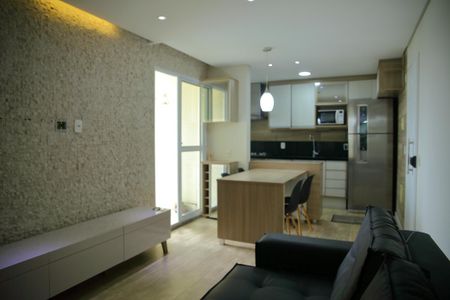 Sala/Cozinha de apartamento para alugar com 1 quarto, 48m² em Planalto, São Bernardo do Campo