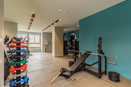 Apartamento à venda com 25m², 1 quarto e sem vaga Apartamento à venda com 25m², 1 quarto e sem vagaÁrea comum - Academia