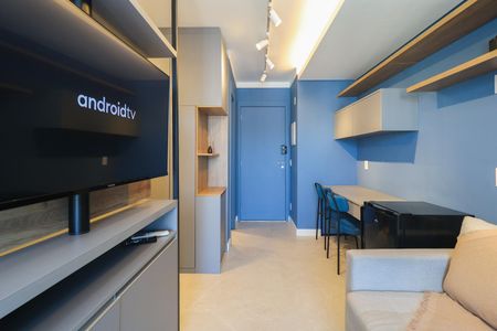 Sala de apartamento à venda com 1 quarto, 25m² em Vila Andrade, São Paulo