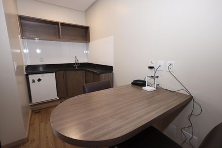 Cozinha de apartamento para alugar com 1 quarto, 33m² em Setor Pedro Ludovico, Goiânia