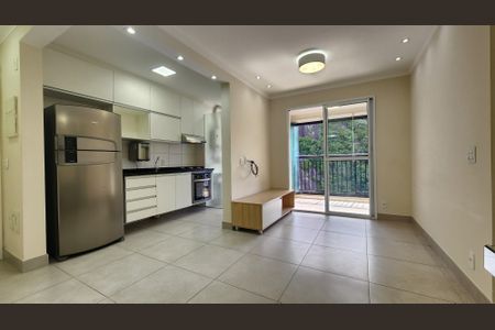 Sala de apartamento para alugar com 2 quartos, 62m² em Marapé, Santos