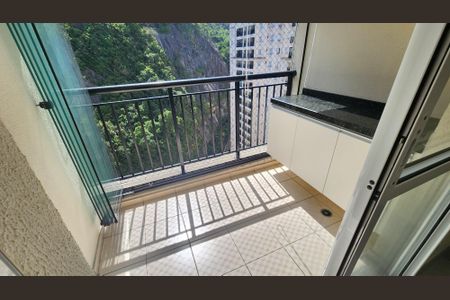 Varanda da Sala de apartamento para alugar com 2 quartos, 62m² em Marapé, Santos