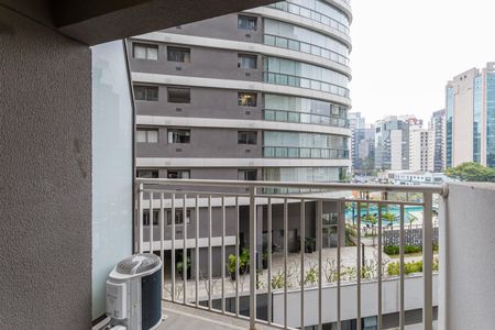 Varanda de apartamento para alugar com 1 quarto, 27m² em Vila Nova Conceição, São Paulo
