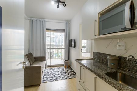 Sala de apartamento para alugar com 1 quarto, 27m² em Vila Nova Conceição, São Paulo