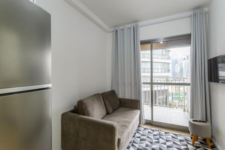 Sala de apartamento para alugar com 1 quarto, 27m² em Vila Nova Conceição, São Paulo