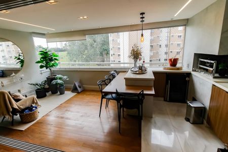 Varanda gourmet de apartamento à venda com 3 quartos, 141m² em Paraíso do Morumbi, São Paulo