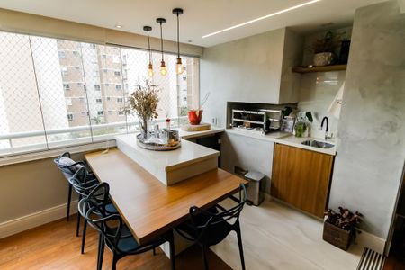 Varanda gourmet de apartamento à venda com 3 quartos, 141m² em Paraíso do Morumbi, São Paulo