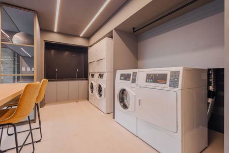 Studio à venda com 28m², 1 quarto e sem vagaLavanderia