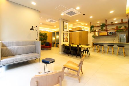 Apartamento à venda com 25m², 1 quarto e sem vaga Apartamento à venda com 25m², 1 quarto e sem vagaÁrea comum - Salão de festas