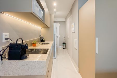 Studio à venda com 29m², 1 quarto e sem vaga Studio à venda com 29m², 1 quarto e sem vagaCozinha