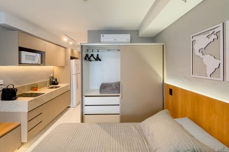 Studio à venda com 29m², 1 quarto e sem vaga Studio à venda com 29m², 1 quarto e sem vagaCozinha