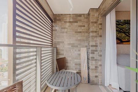 Varanda Sala de apartamento para alugar com 1 quarto, 38m² em Jardim Paulista, São Paulo