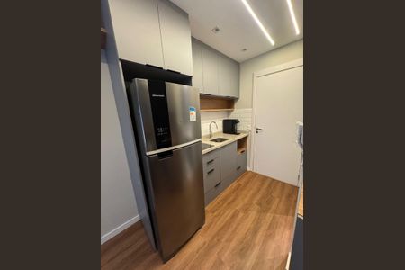 Cozinha de kitnet/studio à venda com 1 quarto, 25m² em Campo Belo, São Paulo