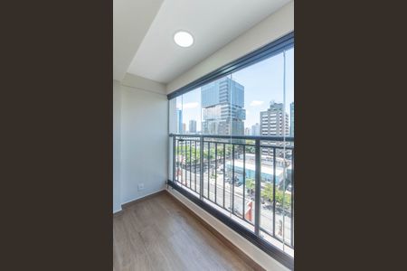 Varanda  de kitnet/studio para alugar com 1 quarto, 25m² em Campo Belo, São Paulo