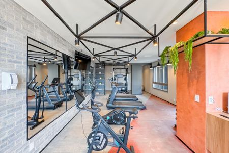 Apartamento para alugar com 22m², 1 quarto e sem vaga Apartamento para alugar com 22m², 1 quarto e sem vagaÁrea comum - Academia