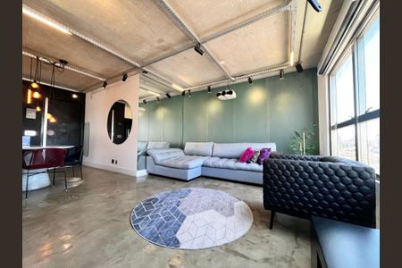 Sala de apartamento à venda com 1 quarto, 70m² em Carandiru, São Paulo
