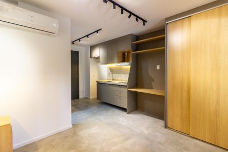 Cozinha de kitnet/studio à venda com 1 quarto, 29m² em Perdizes, São Paulo
