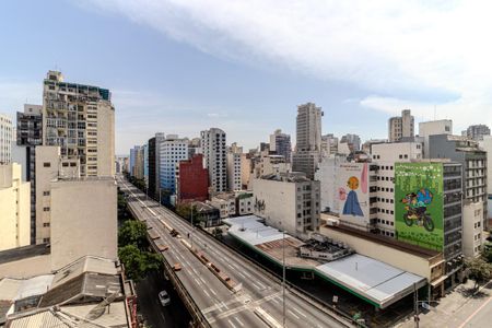 Vista de kitnet/studio para alugar com 1 quarto, 27m² em Vila Buarque, São Paulo