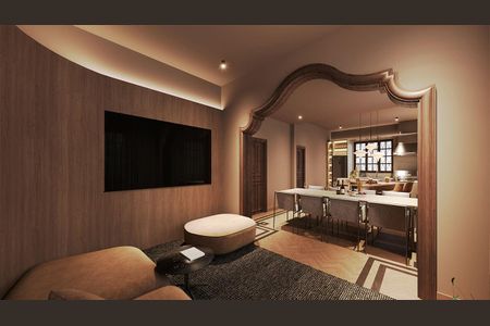 Apartamento à venda com 38m², 1 quarto e sem vaga