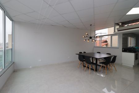 Sala de Jantar de apartamento para alugar com 2 quartos, 100m² em Vila Camilópolis, Santo André