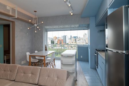 Sala de apartamento para alugar com 2 quartos, 48m² em Barra Funda, São Paulo