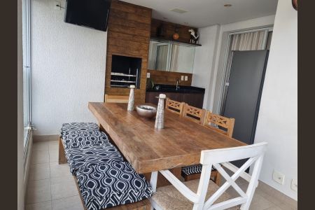 Varanda gourmet de apartamento à venda com 3 quartos, 293m² em Campo Belo, São Paulo