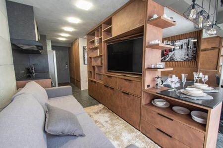 Studio à venda com 40m², 1 quarto e sem vaga Studio à venda com 40m², 1 quarto e sem vagaSala