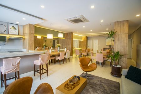 Apartamento à venda com 41m², 2 quartos e 1 vagaÁrea comum - Salão de festas