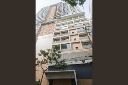 Apartamento para alugar com 33m², 1 quarto e 1 vaga Apartamento para alugar com 33m², 1 quarto e 1 vagaFachada