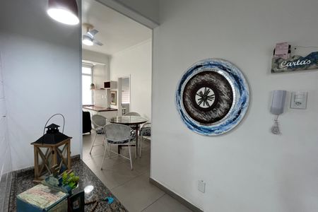 Corredor de apartamento para alugar com 2 quartos, 85m² em Aparecida, Santos