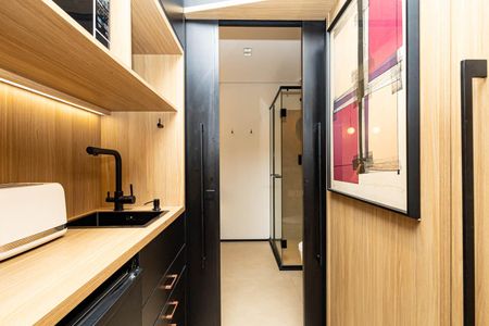 Studio à venda com 31m², 1 quarto e 1 vaga Studio à venda com 31m², 1 quarto e 1 vagaCozinha