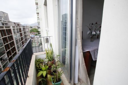 Varanda da Sala de apartamento à venda com 1 quarto, 60m² em Tanque, Rio de Janeiro