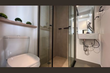 Studio para alugar com 21m², 1 quarto e sem vaga Studio para alugar com 21m², 1 quarto e sem vagaBanheiro