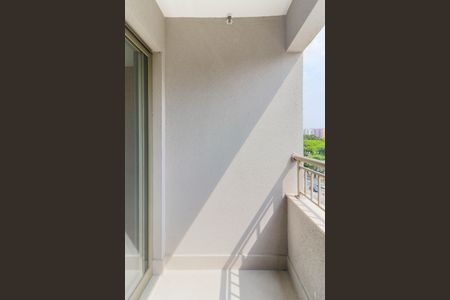 Varanda da Sala de apartamento para alugar com 1 quarto, 33m² em Campo Belo, São Paulo