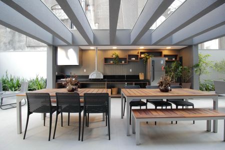 Studio à venda com 27m², 1 quarto e sem vaga Studio à venda com 27m², 1 quarto e sem vagaÁrea gourmet