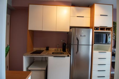 Studio para alugar com 25m², 1 quarto e sem vaga Studio para alugar com 25m², 1 quarto e sem vagaCozinha