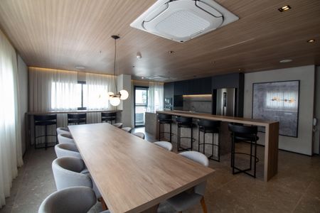 Studio para alugar com 25m², 1 quarto e sem vaga Studio para alugar com 25m², 1 quarto e sem vagaÁrea comum - Salão Gourmet