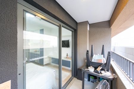Varanda de kitnet/studio para alugar com 1 quarto, 25m² em Vila Clementino, São Paulo