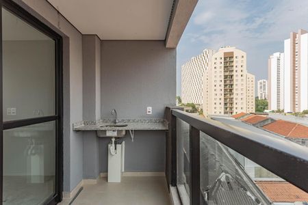 Varanda da Sala de apartamento à venda com 2 quartos, 58m² em Aclimação, São Paulo