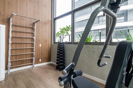 Studio à venda com 25m², 1 quarto e sem vaga Studio à venda com 25m², 1 quarto e sem vagaÁrea comum - Academia