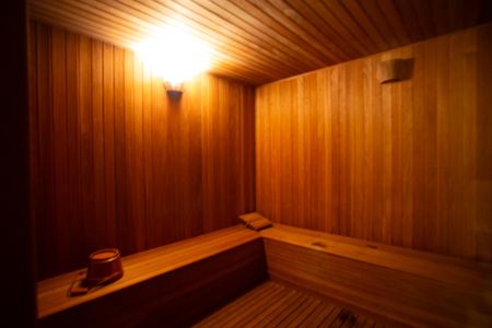 Apartamento à venda com 76m², 2 quartos e 2 vagas Apartamento à venda com 76m², 2 quartos e 2 vagasÁREA COMUM- SAUNA