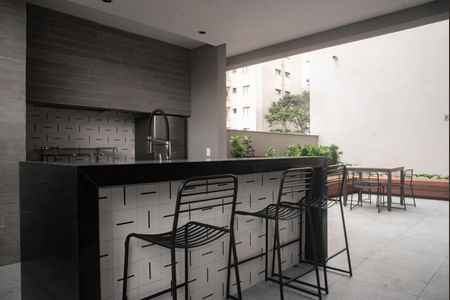 Studio para alugar com 26m², 1 quarto e sem vagaÁrea comum - Churrasqueira