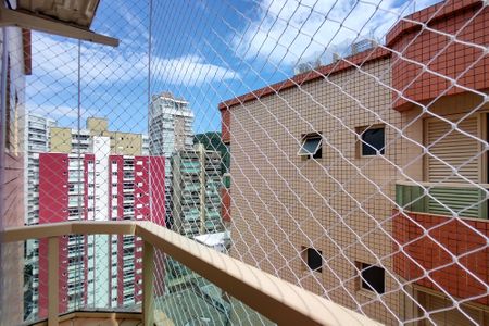 Apartamento para alugar com 90m², 3 quartos e 1 vagaSacada do quarto 