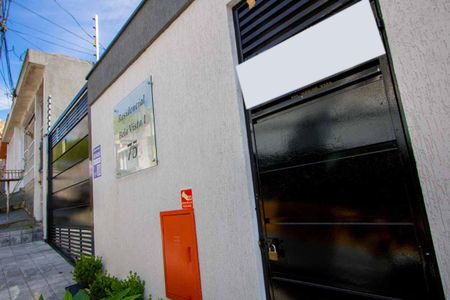 Apartamento para alugar com 115m², 2 quartos e 1 vagaFachada e placa