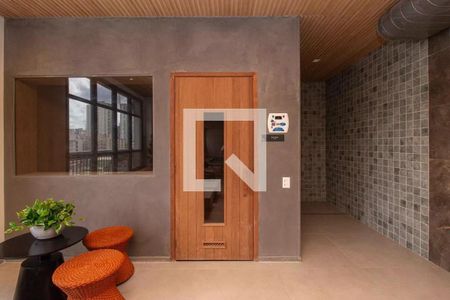 Studio à venda com 21m², 1 quarto e sem vaga Studio à venda com 21m², 1 quarto e sem vagaÁrea comum - Piscina, spa e sauna